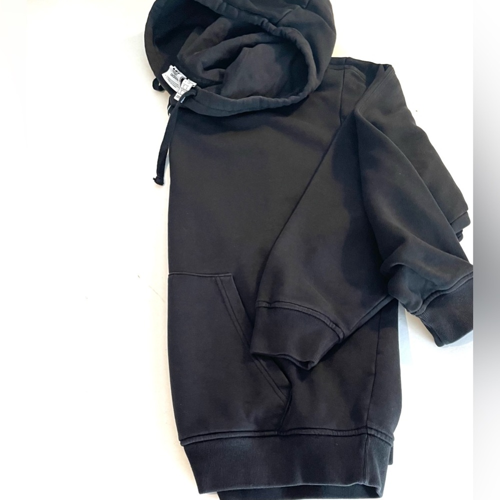 adidas Black oversized Hooded Sweatshirt S